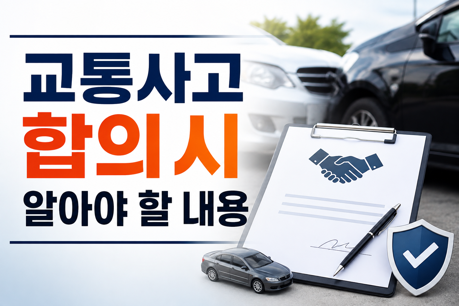 교통사고 합의시 알아야 할 내용 썸네일