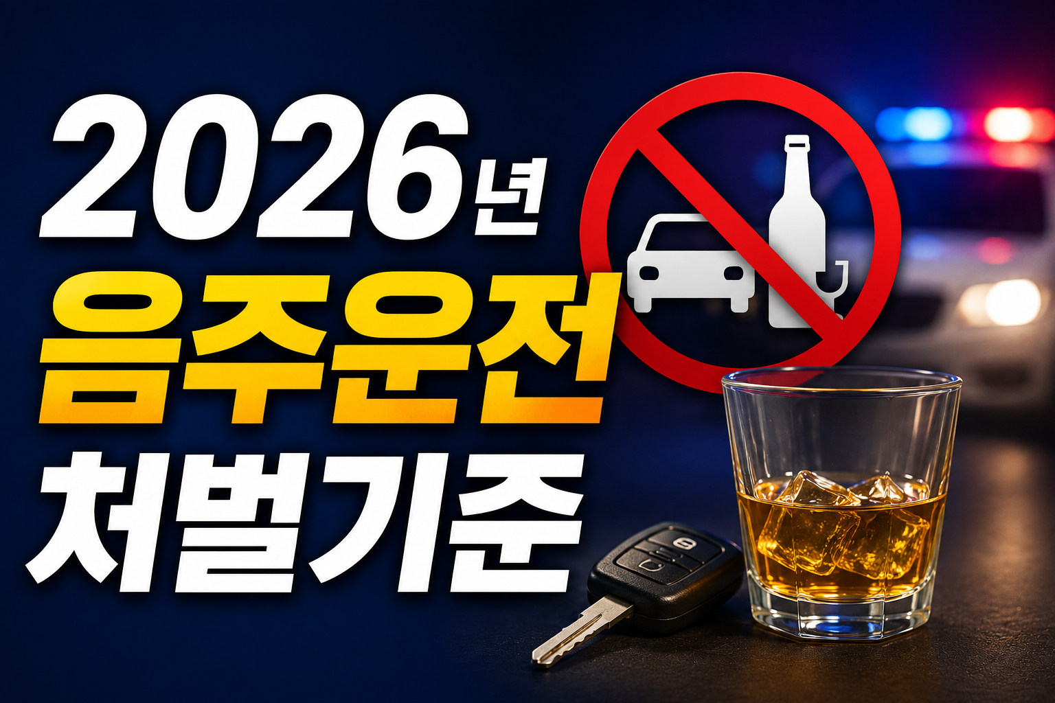 2026년 음주운전 처벌기준