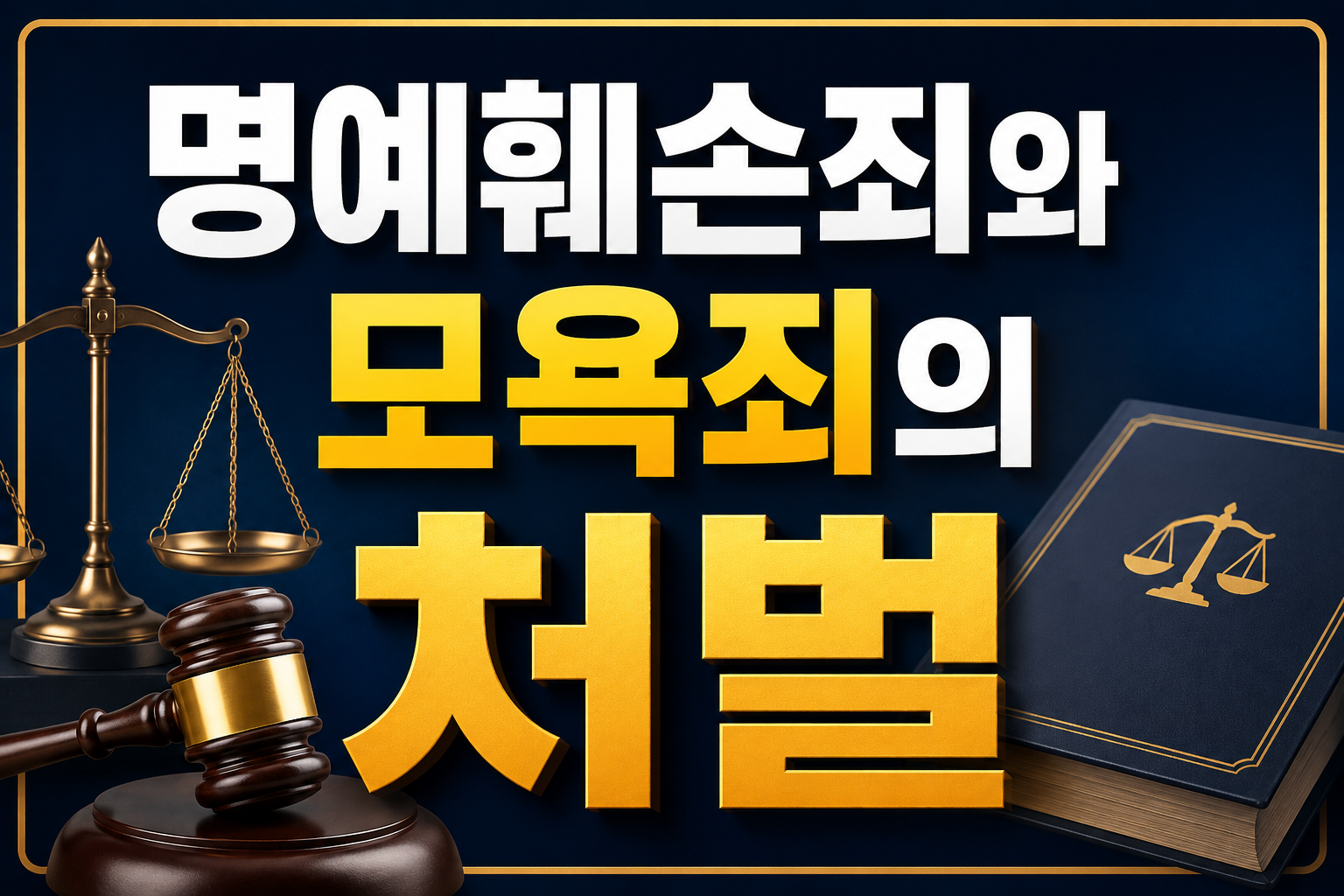 명예훼손과모욕죄의처벌 썸네일