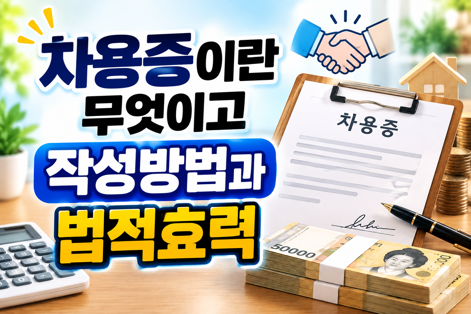 차용증 작성방법과 법적효력 썸네일