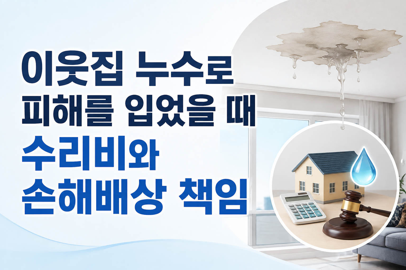 이웃집 누수로 인한 피해 수리비 썸네일