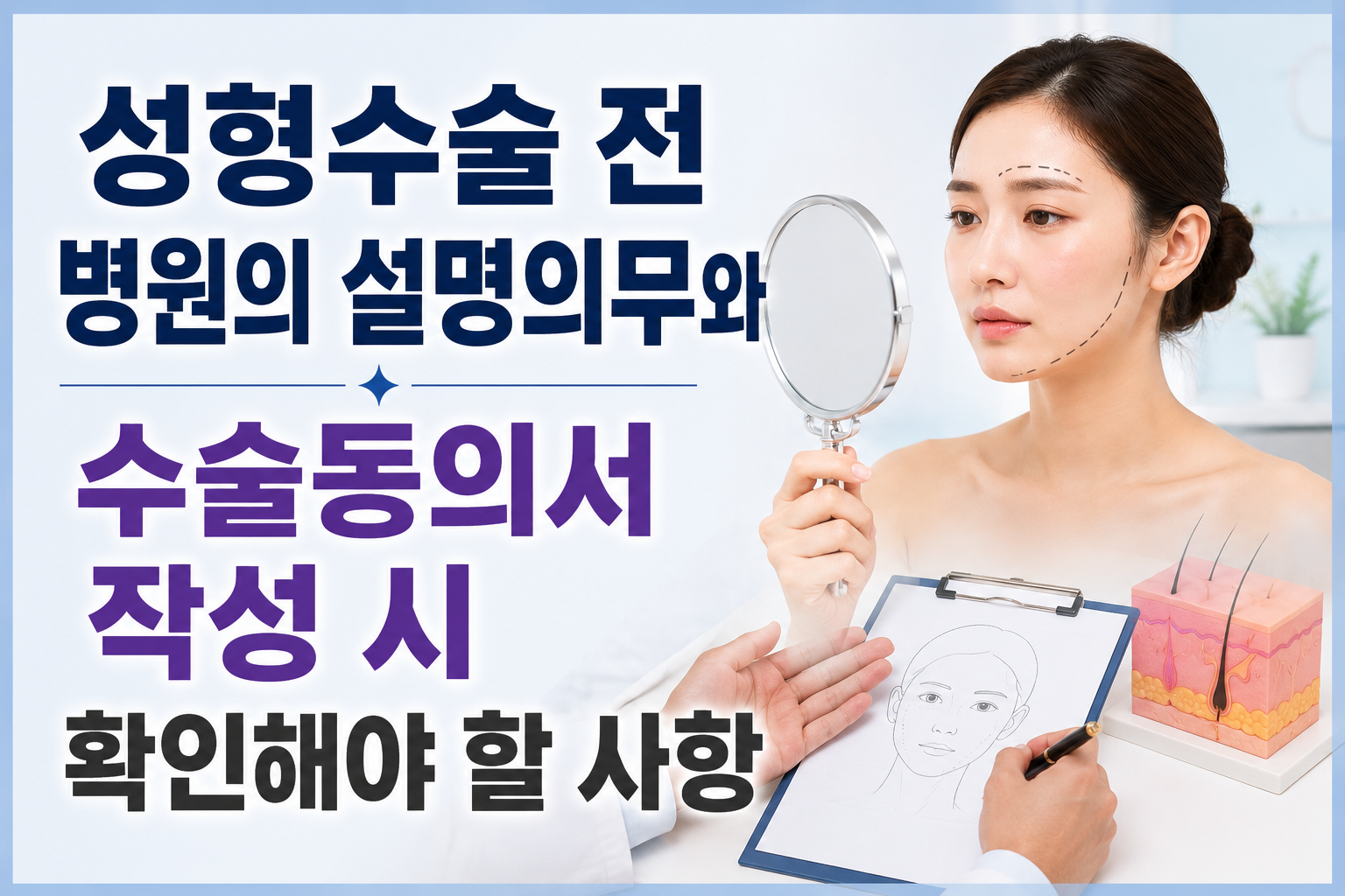 성형수술 전 병원의 설명의무 썸네일