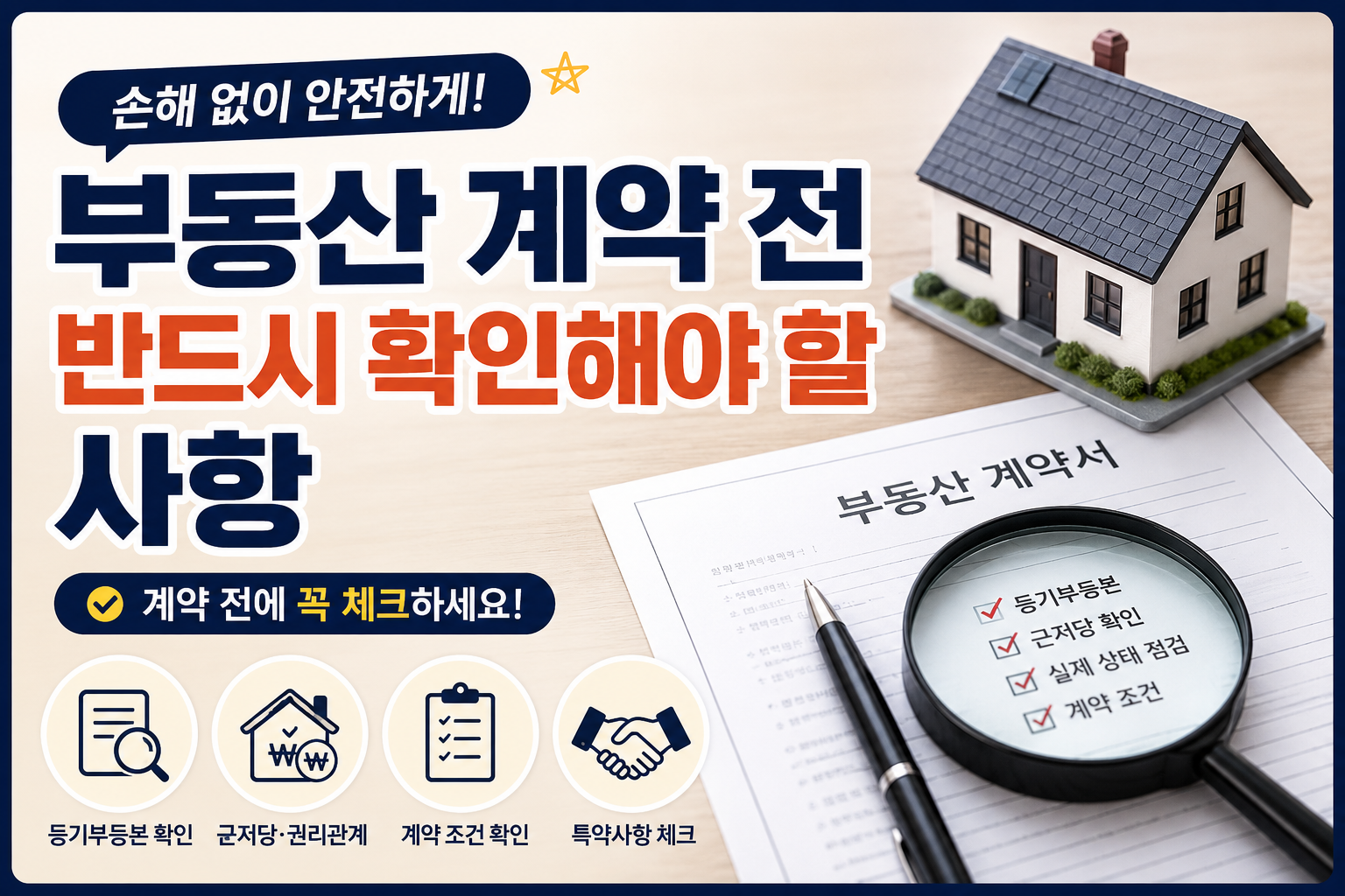 부동산 계약 전 반드시 확인해야 할 사항 썸네일