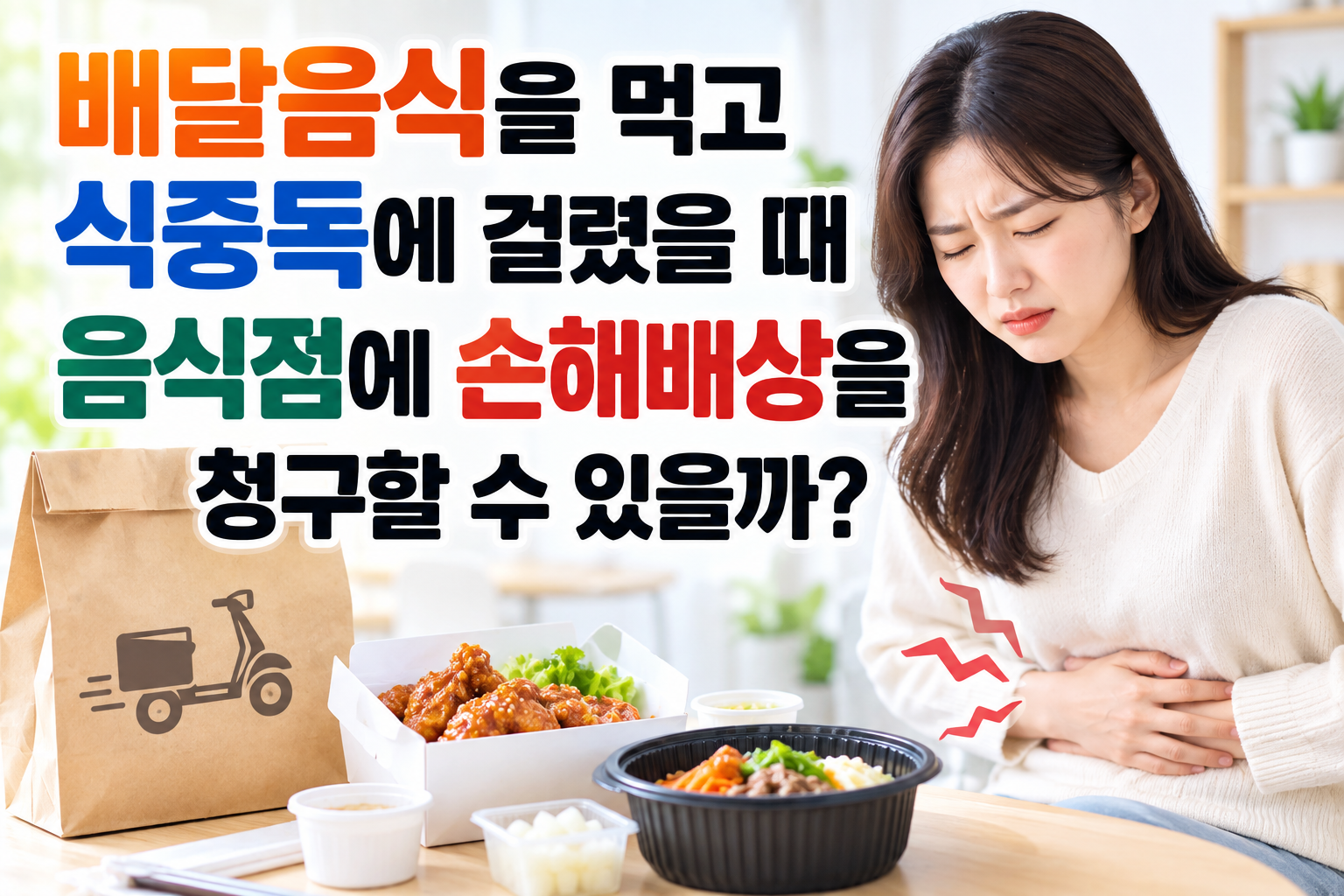 배달음식을 먹고 식중독에 걸렸을 때 음식점에 손해배상 청구 썸네일