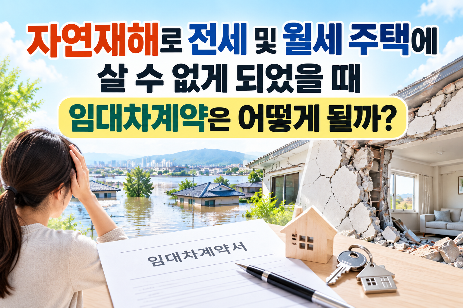 자연재해로 집에 살 수 없게 되었을 때 임대차계약 썸네일